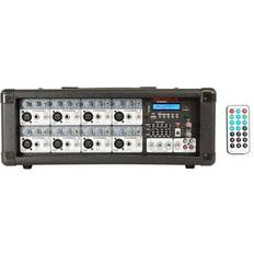 Rockville RPM109 12 Channel 4800W Powered Mixer 7 Band EQ Effects USB 48V