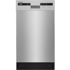 Whirlpool Dishwashers Whirlpool 18 Monochromatic Steel Front Control Built-In Compact