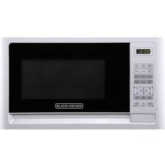 White Microwave Ovens Black & Decker EM720CFOW 0.7 Cu. Ft. Black, White