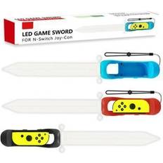 Other Controllers The Legend of Zelda Heaven Sword LED Game Sword for joy-con, Red (Switch)