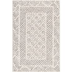 Surya Bahar BHR-2321 5'3" Square Gray, Beige, White