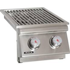 Built in Cooktops Built-In Natural Double Burner W/ Lid