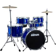 Drums & Cymbals Ddrum D1 5-Piece Junior Drum Set With Cymbals Police Blue