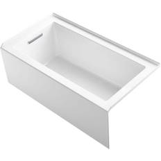 Built-In Bathtubs Kohler Underscore 60 Alcove Bathtub with Integral Apron, Integral Flange