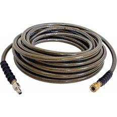 Simpson Pressure Washers Simpson 4,500 Max psi 2 Piece Pressure Washer Hose 100' Long, Polyurethane, NPT, Female & Male Part #41030