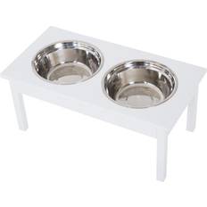 Reddy Green Elevated Double Diner Dog Bowl, 3.75 Cups