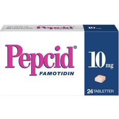 Mage & Tarm Reseptfrie legemidler Pepcid 10mg 24 st Tablett