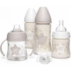 Flaschenfütterungssets reduziert Suavinex Set 4 Baby Bottles Pacifier Little Star White