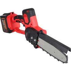 Cordless mini chainsaw Mini Cordless Chainsaw Pruning Chainsaw 800W 21V Rechargeable Portable Electric Saw for Tree Branch Wood Cutting uk Plug