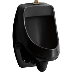 Black Urinals Kohler Dexter Washout wall-mount 0.125 gpf urinal with top spud