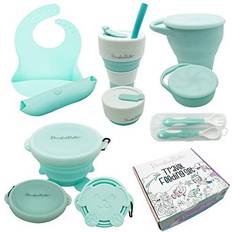  UpwardBaby Suction Baby Bowl and Led Weaning Spoon Set : The  Perfect First Stage Feeding Set for Babies and Toddlers : Baby