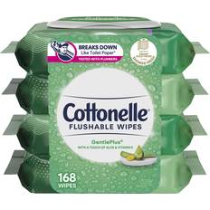 Cottonelle GentlePlus Flushable Wipes 168pcs