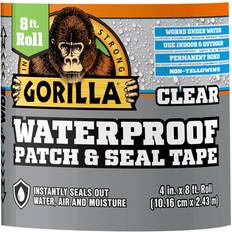 Building Materials Gorilla Waterproof Patch & Seal Tape Clear 10.16cm x 2.43m