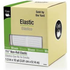 Dritz 10 yd 1-1/2" Non-Roll Elastic- White