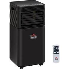 Black portable air conditioner Homcom 10000 Btu Portable Air Conditioner w/ Led Display, Home Office Black Black