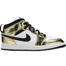Nike Gold Sneakers Nike Air Jordan 1 Mid SE M - Metallic Gold/Black/White