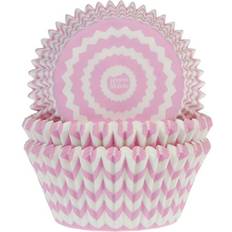 House of Marie Muffinsforme Chevron Pink Muffinsform