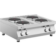 80 cm Freistehende Brat- & Kochplatten Royal Catering RC-ECP4T