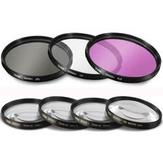 Lens Filters big mike's 55mm 7pc filter set for sony alpha a7, alpha a7 ii, alpha a7 iii digital camera with 2870mm lens includes 3 pc filter kit uvcplfld and