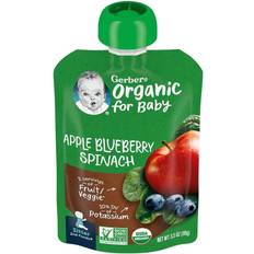 Baby Food & Formulas on sale Gerber Organic Pouches, Sitter, Apple Blueberry Spinach, 3.5 oz CVS