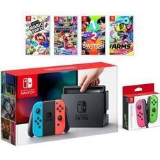 Nintendo Switch Console Neon Red and Neon Blue Joy-Con