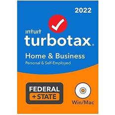 Intuit TurboTax Home and Business 2022 Federal and State Tax Software