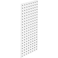 Triton LocBoard Square Hole Pegboard Strip, 30"Wx12"H, White Epoxy (1 pc)