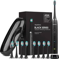 Case Included Electric Toothbrushes & Irrigators AquaSonic Black Series Toothbrush