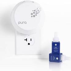 Pura Smart Home Fragrance Device Starter Kit, Pacific Aqua with Simply Lavender, White