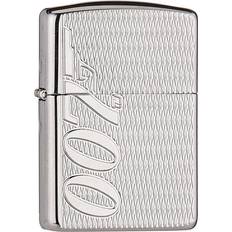 Zippo Deep Carve James Bond Armor High Polish Chrome Pocket Lighter