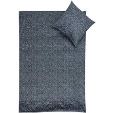 Borg Design Junior sengetøj 100x140 cm - Marble blue - 100% Bomuldssatin 100x140cm