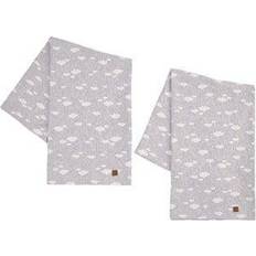 Absorba 2-Pack Gray Cloud Baby Wraps One Size
