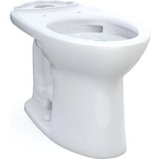 10 inch rough in toilet Toto Drake 24 1/2" Universal Height Tornado Flush Elongated Front Toilet Bowl Only in Cotton White 10" Rough-In, C776CEFG.10#01