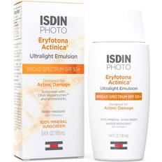Bottle Sunscreens Isdin Eryfotona Actinica Ultralight Emulsion SPF50+ 3.4fl oz