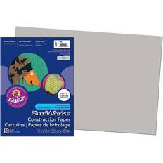 Pacon SunWorks Construction Paper 12" x 18" Gray