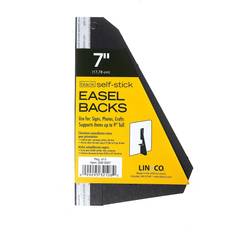 Lineco Lineco/University Products Self-Stick Easel-Backs Black 5/Pkg. 7