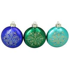 Northlight Seasonal 3pc. Glitter Snowflake Ornaments Christmas Tree Ornament