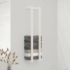 Holz Handtuchhalter & Haken vidaXL Rack White Wood Pine - White