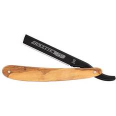 Dovo Shavette Olive Wood & Black Aluminum