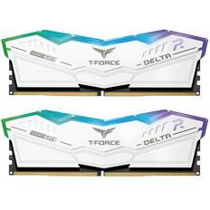 32 GB - 6800 MHz - DDR5 RAM minne TeamGroup Delta RGB White DDR5 6800MHz 2x16GB (FF4D532G6800HC34BDC01)