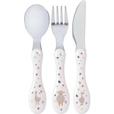 Edelstahl Kinderbestecke Lässig Cutlery set 3pcs. Tiny Farmer