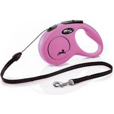 Hundehalsbänder & -geschirre Haustiere Flexi Line New Classic snor Pink S : 5 meter