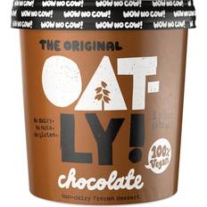 Confectionery & Cookies Oatly Non Dairy Frozen Dessert, Chocolate, 4 Pack cartons