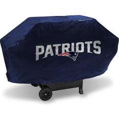 BBQ Accessories Rico Industries New England Patriots Navy Deluxe Grill Cover Deluxe Vinyl Grill Cover