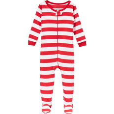Leveret & White Footie Pajamas - Infant, Toddler & Kids