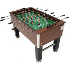 Football Games Table Sports Sunnydaze Foosball Table with Folding Drink Holders 140cm