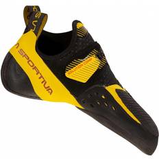 Schwarz Kletterschuhe La Sportiva Solution Comp M - Black/Yellow