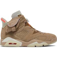 Nike Travis Scott x Air Jordan 6 Retro M - British Khaki/Sail/Bright Crimson