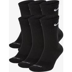 Nike Men Socks Nike Everyday Plus Cushioned Training Crew Socks 6-pack - Black/White