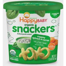 Baby Food & Formulas on sale Happy Baby Organic Snackers Baked Grain Snack Gluten Free Creamy Spinach Carrot